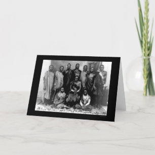 Koninklijke Familie in Kenia 1909 Kaart