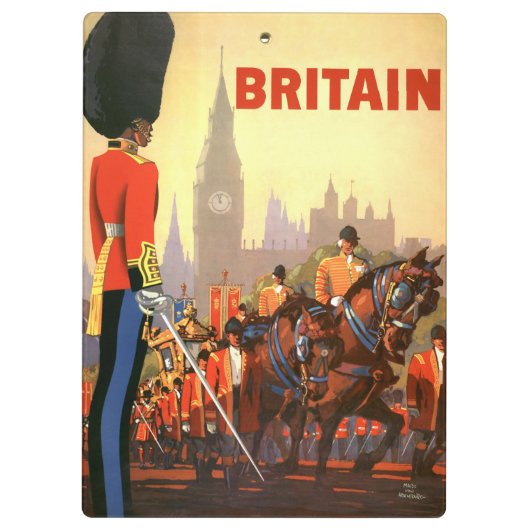 koninklijke garde Groot-Brittannië Klembord (Achterkant)