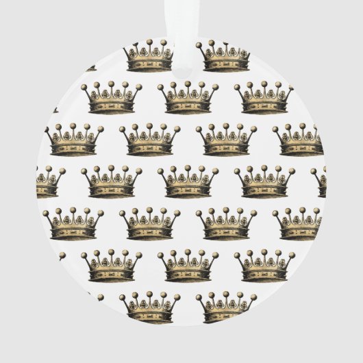 Koninklijke Gouden Eeuwige Naam Geboortedatum Kee Ornament (achterkant)