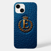 Koninklijke Gouden Kroon Letter E Monogram Luxe