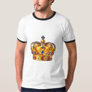 Koninklijke gouden kroon t-shirt