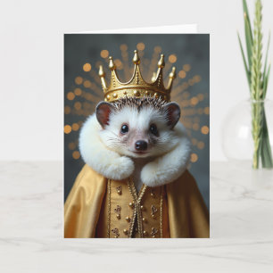 Koninklijke Gouden Mantel Verjaardagskaart Kaart