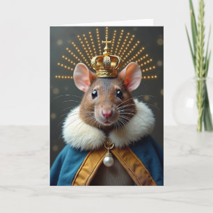 Koninklijke Knaagdier Verjaardagskaart Kaart