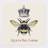 Koninklijke Koningin-Bij En Kroon Product Labels (Design 2)