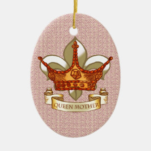 Koninklijke koningin keramisch ornament