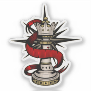 Koninklijke koningin sticker