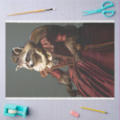 Koninklijke koningin wasbeer #2 decoupage tissuepapier (Craft)