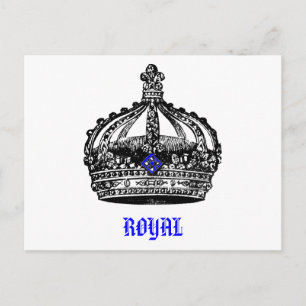 koninklijke kroon briefkaart