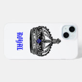  koninklijke kroon Case-Mate iPhone case (Achterkant (horizontaal))