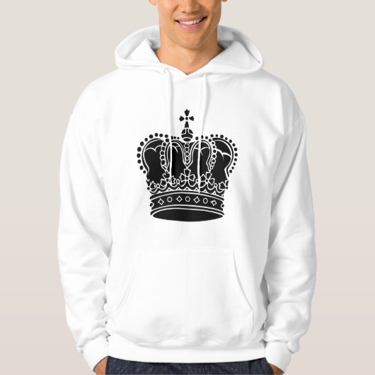 Koninklijke Kroon - Zwart Hoodie (Voorkant)
