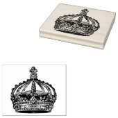  koninklijke kroonrubberen kunststempel 	rubberstempel (Gestempeld)