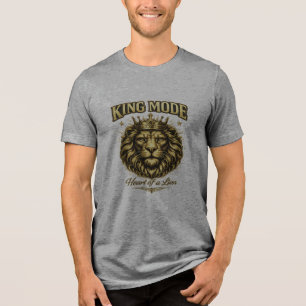 Koninklijke Leeuw Grafische T-Shirt voor Mannen 💛
