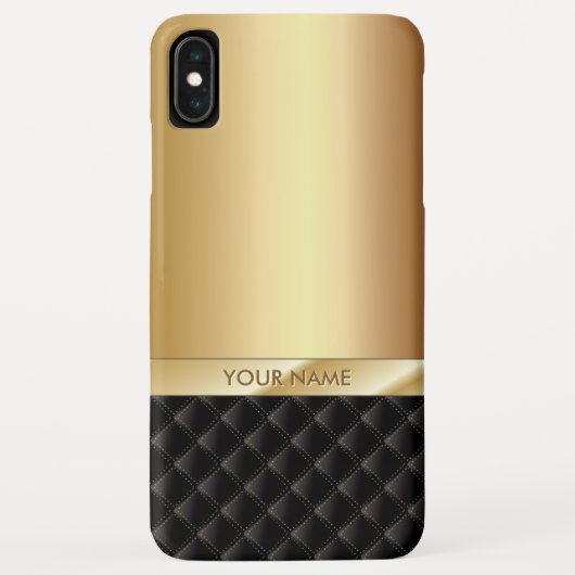 Koninklijke Luxury Gold - Aangepaste naam Case-Mate iPhone Case (Achterkant)