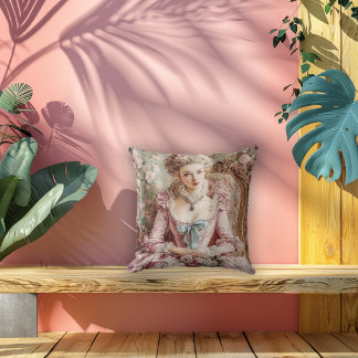 Koninklijke Marie Antoinette rozentuinkussen Kussen