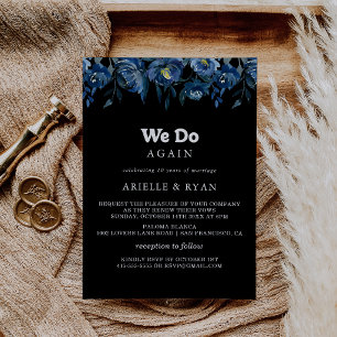 Koninklijke Marine Blauwe Bloemige 'We Do Again' H Kaart
