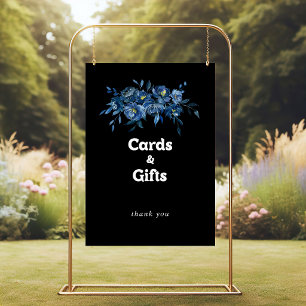 Koninklijke Marine Blauwe Bloemkaarten en Cadeaus  Poster