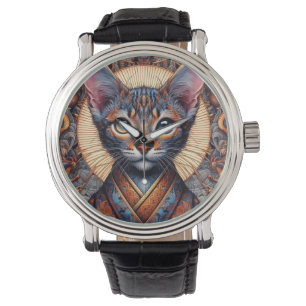 Koninklijke Mythische sierlijke fantasie katachtig Horloge