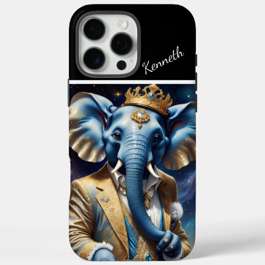 Koninklijke olifant onder de sterren Case-Mate iPhone case (Achterkant)