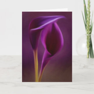 Koninklijke Paarse Kerstkaart Feestdagen Kaart