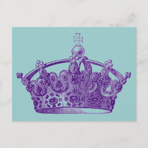 Koninklijke Paarse Kroon Briefkaart