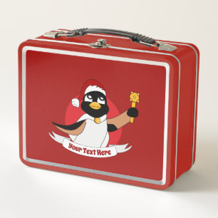 Koninklijke pinguïn Kerstmis cartoon