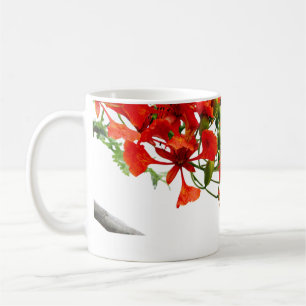 Koninklijke Poinciana,Gulmohar Bloemrijke Klassiek Koffiemok
