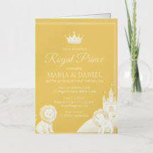 Koninklijke Prince Baby Shower Uitnodiging