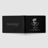 Koninklijke schedel bruiloft gastenboek (Volledig)