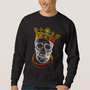 Koninklijke Schedel Kroon T-Shirt – Gotische Kunst