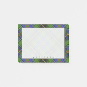 Koninklijke Schotse Clan MacInnes Tartan Post-it® Notes