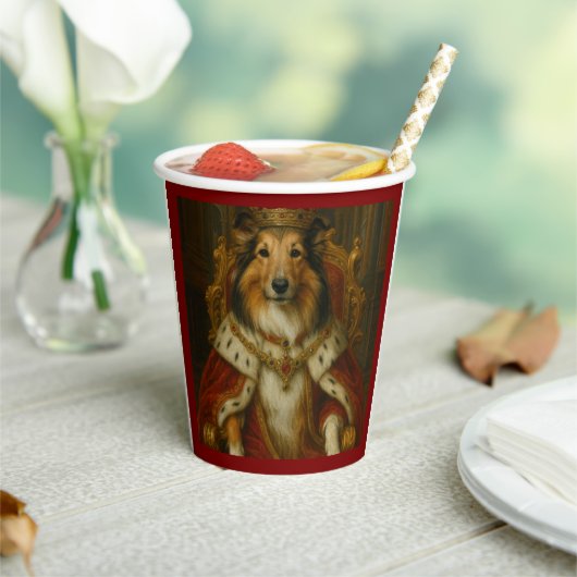 Koninklijke Sheltie Papieren Bekers (Insitu)