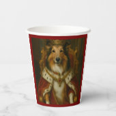 Koninklijke Sheltie Papieren Bekers (Achterkant)