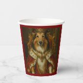 Koninklijke Sheltie Papieren Bekers (Voorkant)