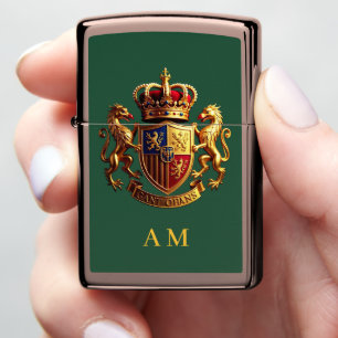 Koninklijke Smaragd Crest – Edele Diepte met een I