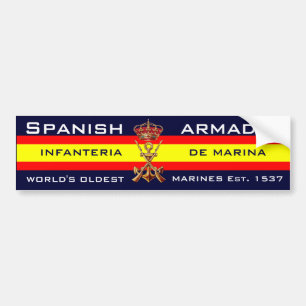 Koninklijke Spaanse mariniers Bumpersticker
