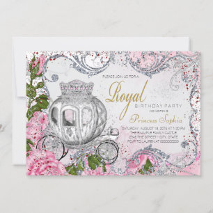 Koninklijke verjaardagsfeest Princess Kaart