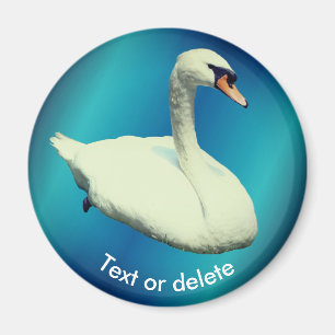 Koninklijke Zwaan Wilde Dier Gepersonaliseerd Magneet