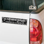 Koninkrijk Cambodja Bumpersticker (Op Truck)