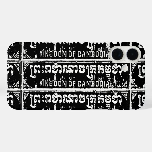 Koninkrijk Cambodja Case-Mate iPhone Case (Achterkant (horizontaal))