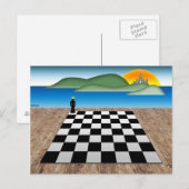 Koninkrijk Chess Briefkaart (Voorkant / Achterkant)
