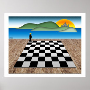 Koninkrijk Chess Poster