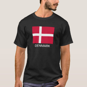 Koninkrijk Denemarken vlag T-shirt