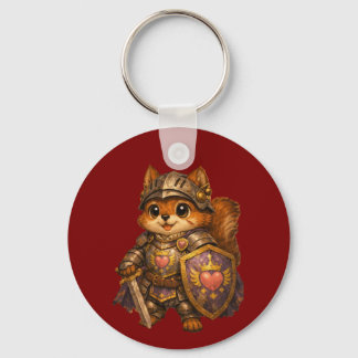 Koninkrijk eekhoorn bewaker sleutelhanger
