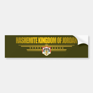 Koninkrijk Jordanië Bumpersticker