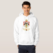 Koninkrijk Jordanië, COA (Arabisch) Hoodie (Voorkant volledig)