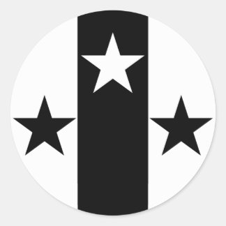 Koninkrijk Meridies Populace Badge Ronde Sticker