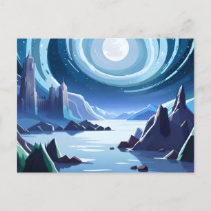 Koninkrijk met een Shining Moon Briefkaart