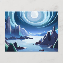 Koninkrijk met een Shining Moon Briefkaart