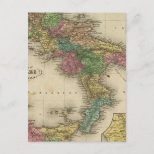 Koninkrijk Napels of de twee Siciliaanse eilanden Briefkaart