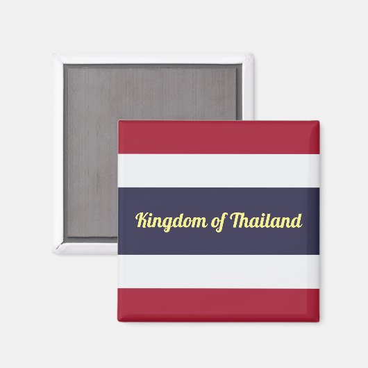Koninkrijk Thailand Magnet Magneet (Voorkant / Achterkant)